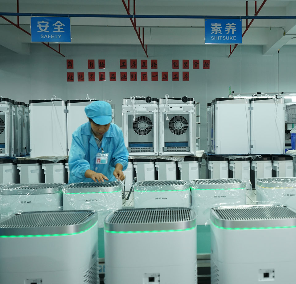 Air purifier production workshops